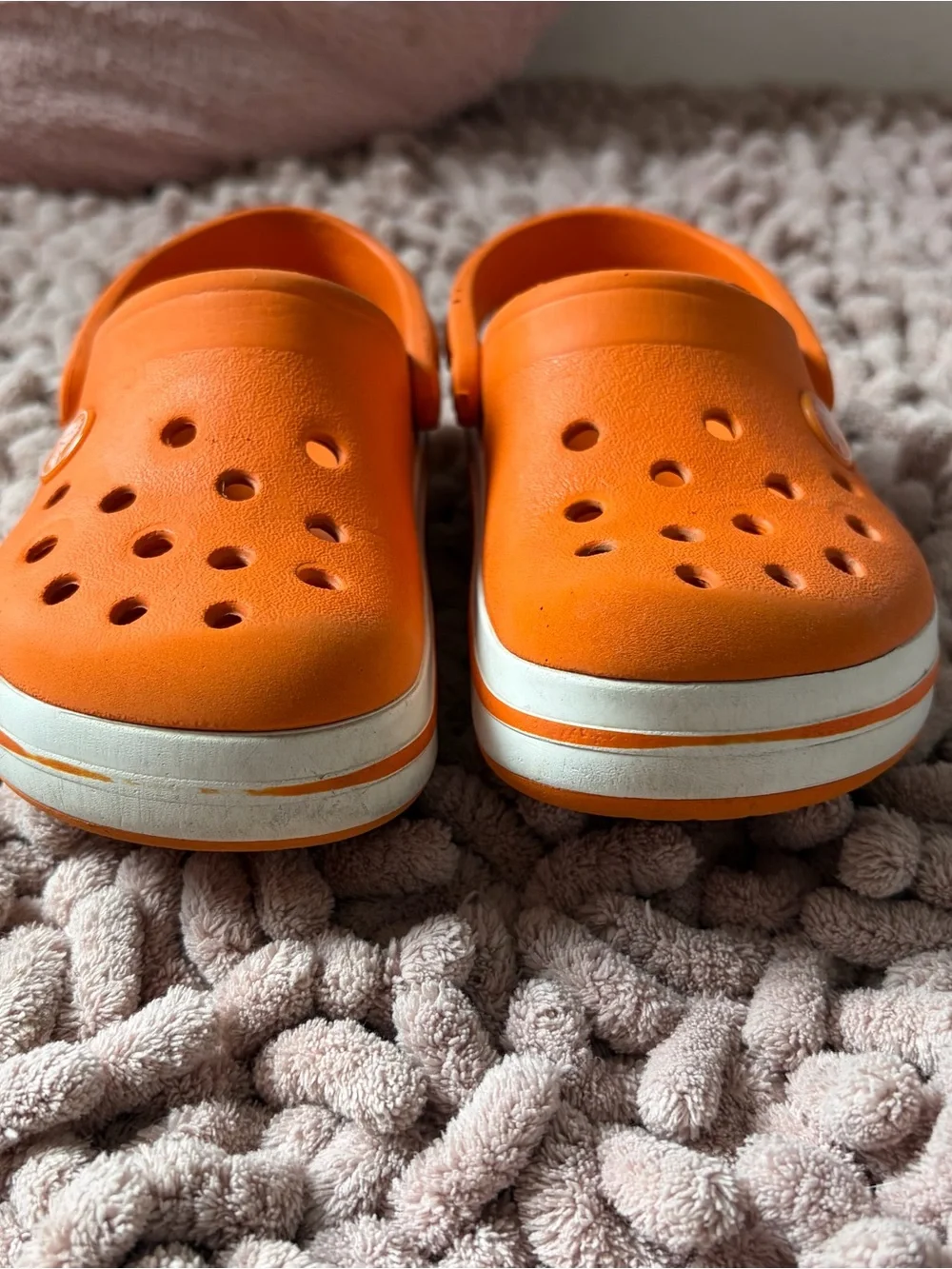 CROCS Kids Classic Clog in Bright Orange
